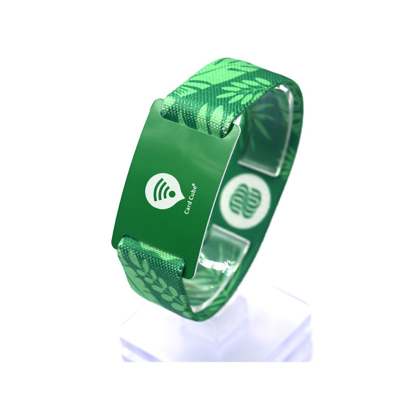 RFID松緊腕帶賽事智能腕帶NFC松緊手環